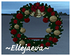 Christmas Wreath Bench