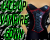 LACE UP VAMPIRE GOWN
