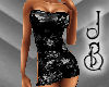 JB Black Flowered Dress