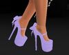 Lavender Bow Heels
