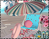 Beach Set Umbrella Towel