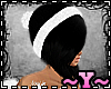 ~Y~Furry Black/White Hat