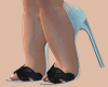 E* Silver Lace Heels