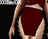 Diamond Skirt Red