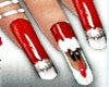 Nails Red Party
