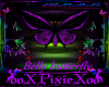 belly butterfly purple