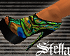 !Peacock rAwr booties