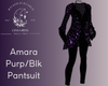 Amara Purp/Blk Pantsuit