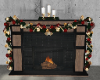 Xmas Wooden Fireplace