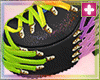 Rainbow laced boots