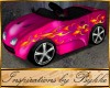 I~Lil Pink Hot Rod Car