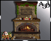 A3D* Xmas Puppy Fireplac