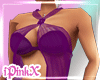 Sheer Sexy Bikini Purple