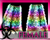 FUR KICKERS RAINBOW F