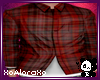 (A) Red  Flannel Top