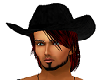 Cowboy Hat W/ Red Hair