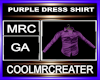 PURPLE DRESS SHIRT