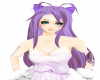 purple anime hair