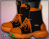 !H! Orange Black Boot/F
