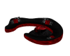 Red Eclipse Club Couch