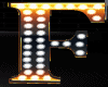 F Orng Letter Neon Lamp