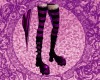 Purple Boots+Stockings
