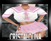 Cute school pink uniform