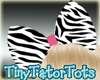 Kids Big Zebra Hair Bow