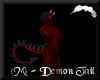 Demon Tail - Red & Blk
