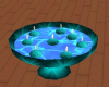 Teal Floating Candles