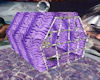 (LW)purple pet carrier