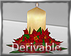 Poinsettia Candle V1