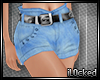 [iL0] Blue Jeans Shorts