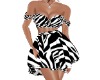 Zebra Top Skirt