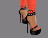[la] Dj w/e orange heels