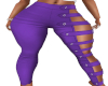 Purple Strapped RL Pants
