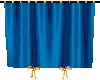 Blue Retract Curtains