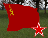 Soviet Union waving flag