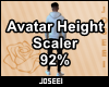 Avatar Height Scale 92%