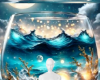 Ocean jar background