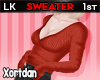 *LK* Sweater in Red (S)