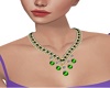 emerald bead necklace