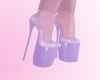 Lilac Plastique Heels