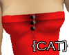 {CAT}Tube Dress(Red+Blk)