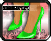 *Lime PVC Stilettos