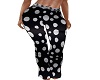 RL Black Dots Flare Pant