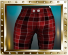 RED/BLK CHECKED PANTS