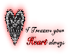 Treasured Heart Sticker
