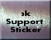 3k Support sticker