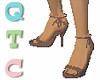 Pretty TieUp Pumps~Brown